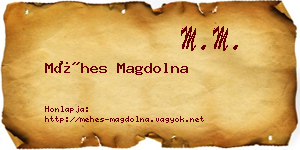Méhes Magdolna névjegykártya
